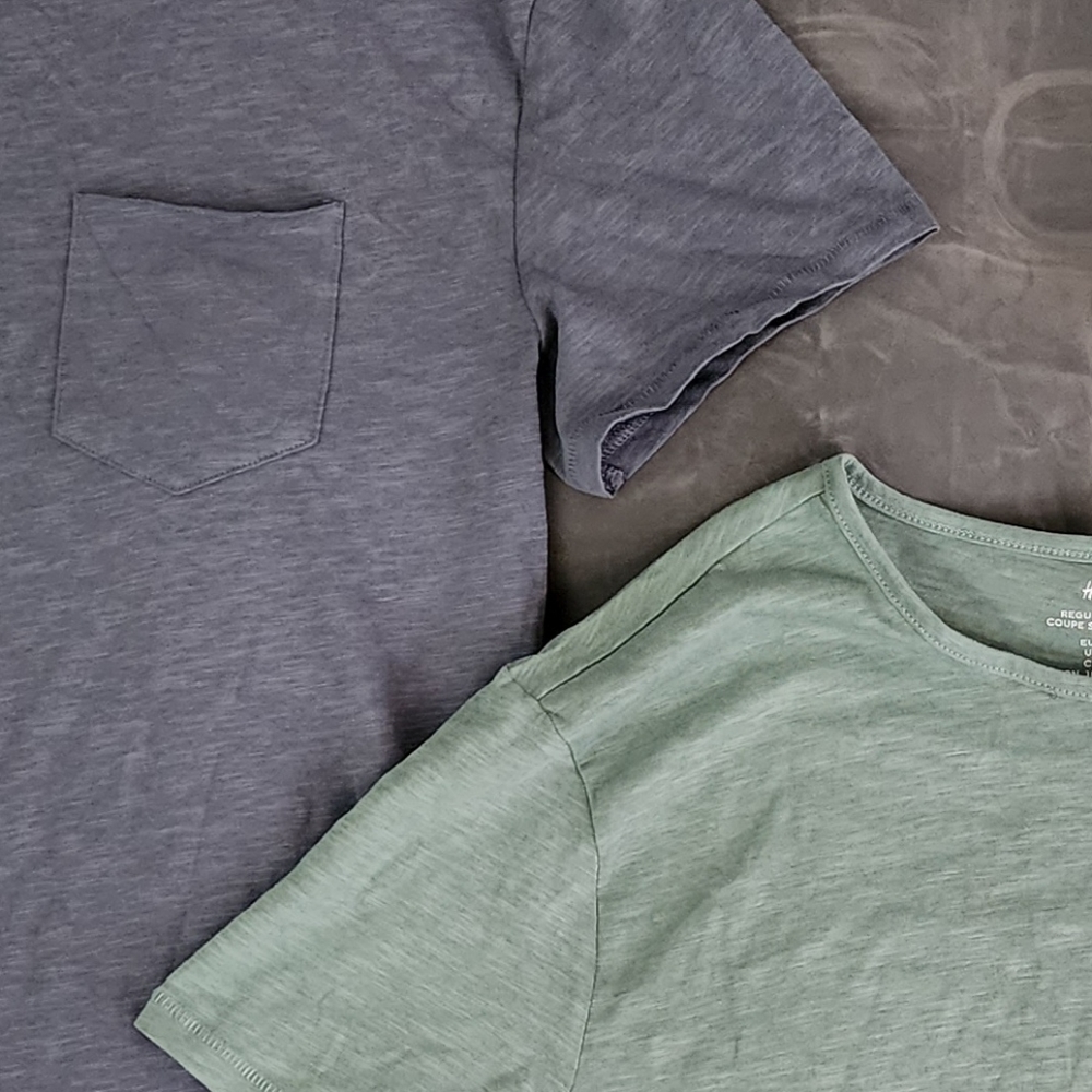 H&M MENS Cotton Pocket Shirt Lot Size Small/Medium
